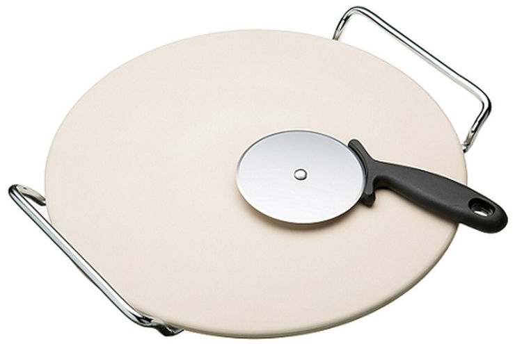 אבן שמוט לאפייה + גלגלת פיצה